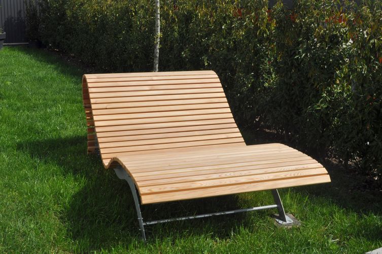 Ferienhaus Lieblingsplatz die Liege im Garten